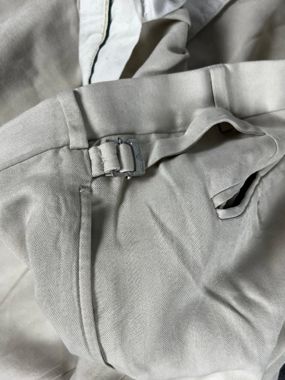 Vintage Brooks Brothers Country Club 100% Silk Pants Men's 40R Double Pleated
